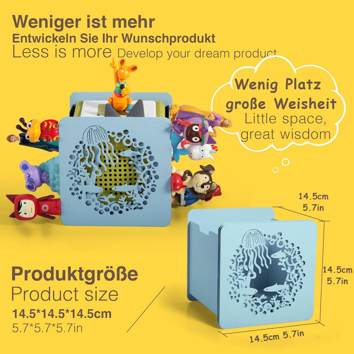 Metall Tonie Regal vollständig magnetisches Toniebox Regal tonie aufbewahrung für bis zu 25-40 Figur