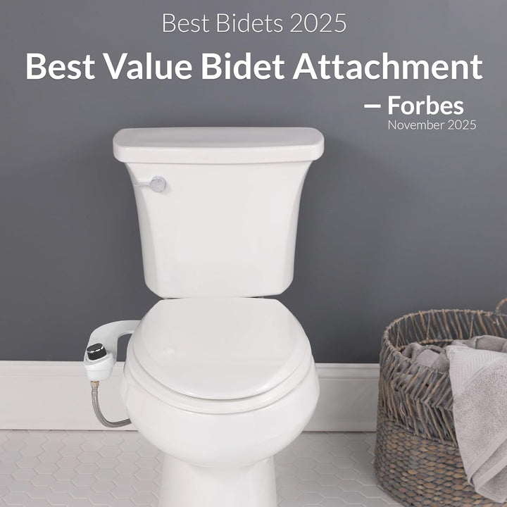 Bio Bidet, schmaler Rand, universelle Passform, nicht elektrisch, Bidet-WC-Aufsatz 1 Pack Komfort-Ko