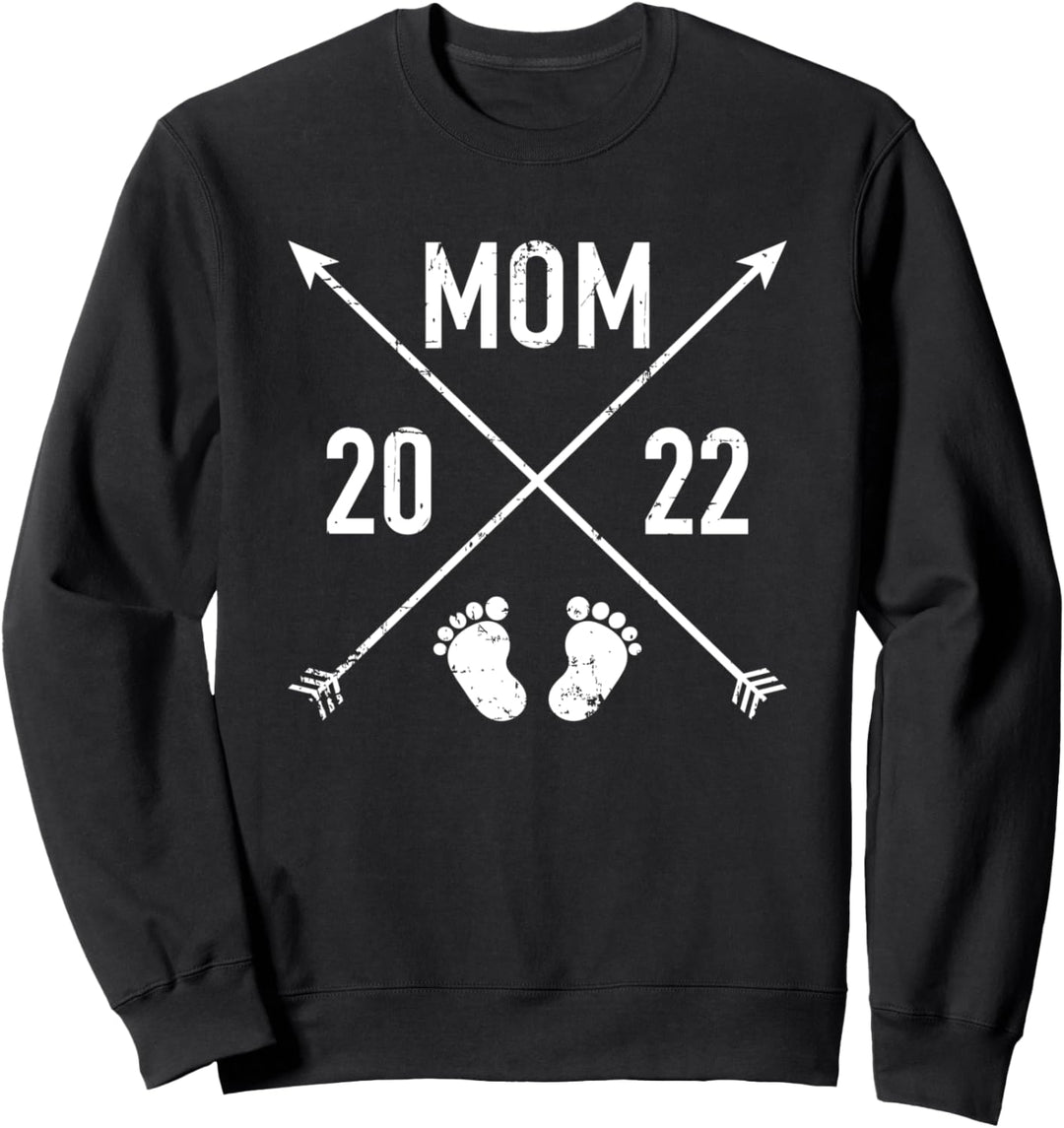 Mama 2022 Hipster zukünftige Mutter Sweatshirt