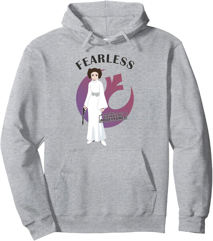 Star Wars Galaxy Of Adventures Princess Leia Fearless Pullover Hoodie