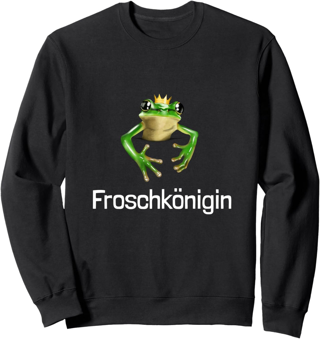 Kleiner süsser Frosch - Froschkönigin (D010-1287A) Sweatshirt