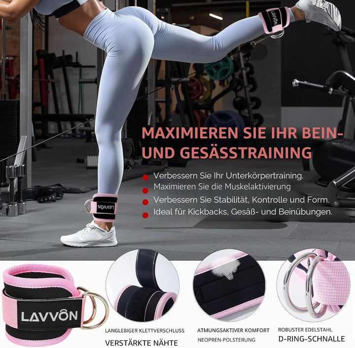 Langhantel Polster Set - Hip Thrust Pad Polster für Langhantelstange - Hantel Nackenpolster, Polster