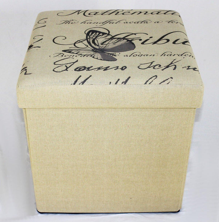 DanDiBo Hocker Faltbarer Sitzhocker 2148 Aufbewahrungsbox 40 cm Sitzwürfel Truhe Korb