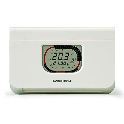 Fantini Cosmi cC58 N Thermostat, C57 Wöchentlich Bianco, Wöchentlich Bianco