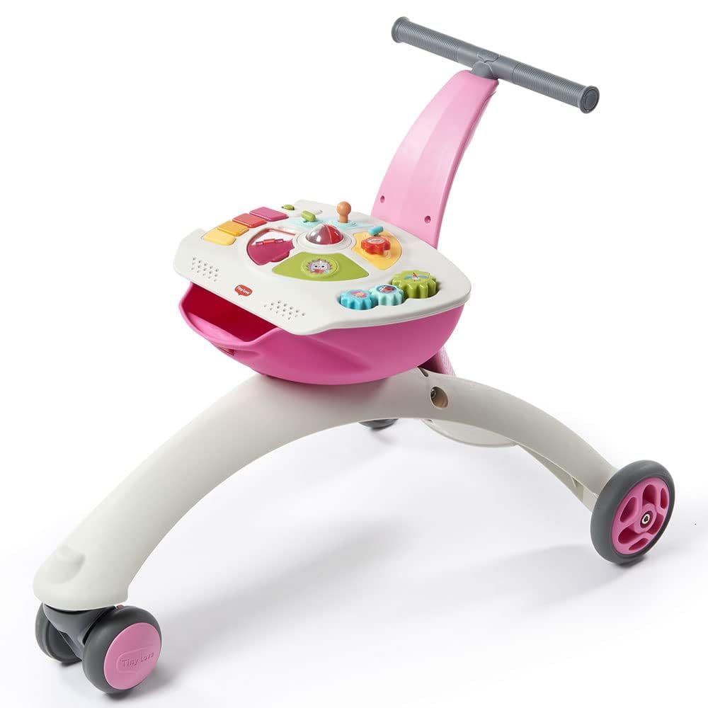 Tiny Love 5-in-1 Here I Grow, Lauflernhilfe und Aufsitzspielzeug für Babys, Laufrad für Babys mit Si