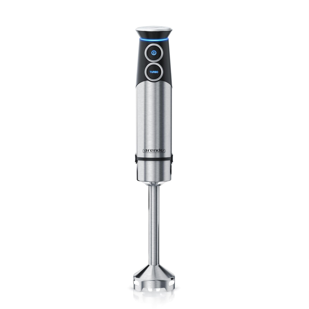Arendo - Stabmixer Edelstahl - elektrischer Pürierstab 1500 Watt - - stufenlose Geschwindigkeit - Tu