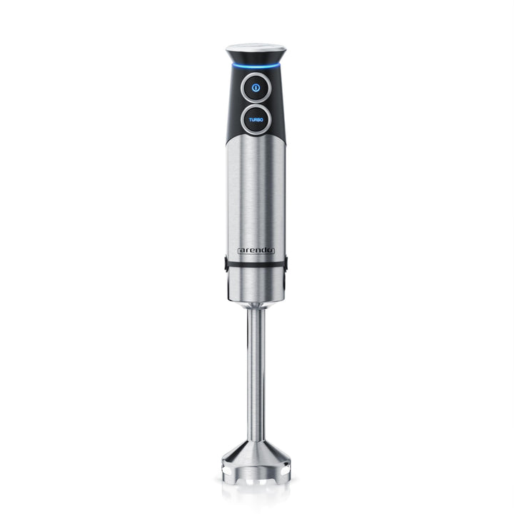 Arendo - Stabmixer Edelstahl - elektrischer Pürierstab 1500 Watt - - stufenlose Geschwindigkeit - Tu