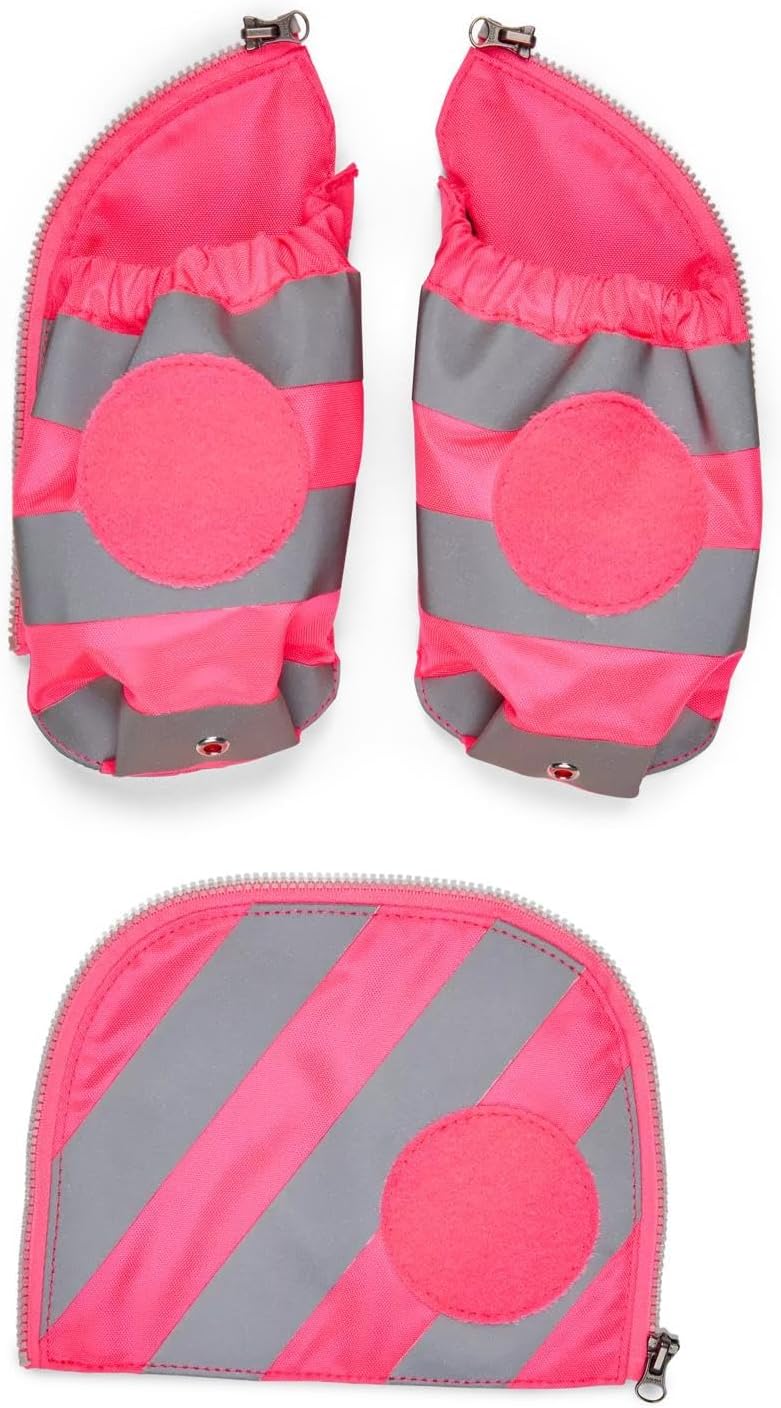 ergobag Seitentaschen Zip-Set mit Reflektorstreifen Sichtbarkeits-Set mit Seitentaschen pack cubo un