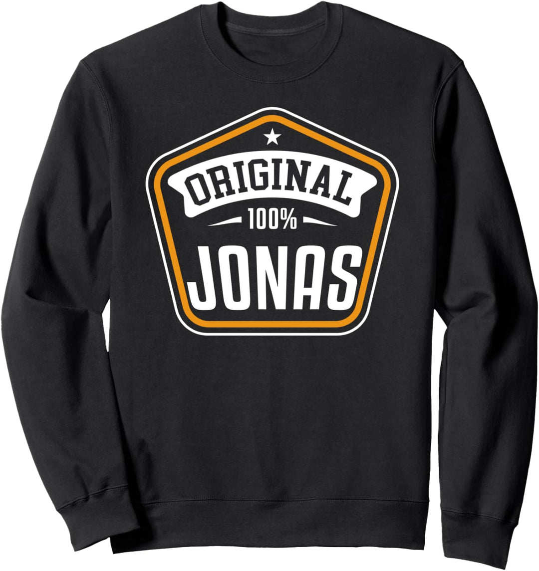 Original 100% Jonas Prozent Vorname Jungen Mann Sweatshirt