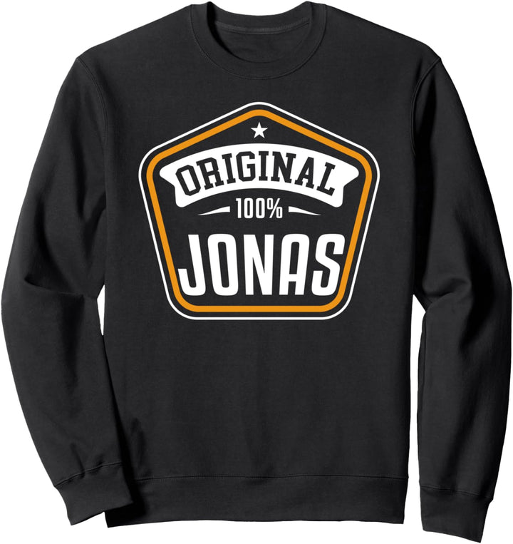Original 100% Jonas Prozent Vorname Jungen Mann Sweatshirt