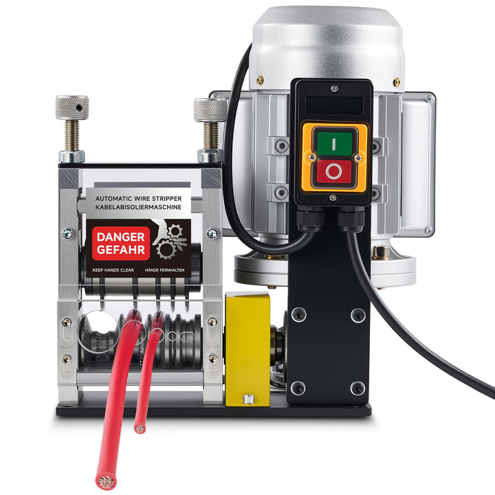 CREWORKS Elektrische Abisoliermaschine mit Kühlventilator, 5-Kanal Kabelabisoliermaschine für 1,5-30