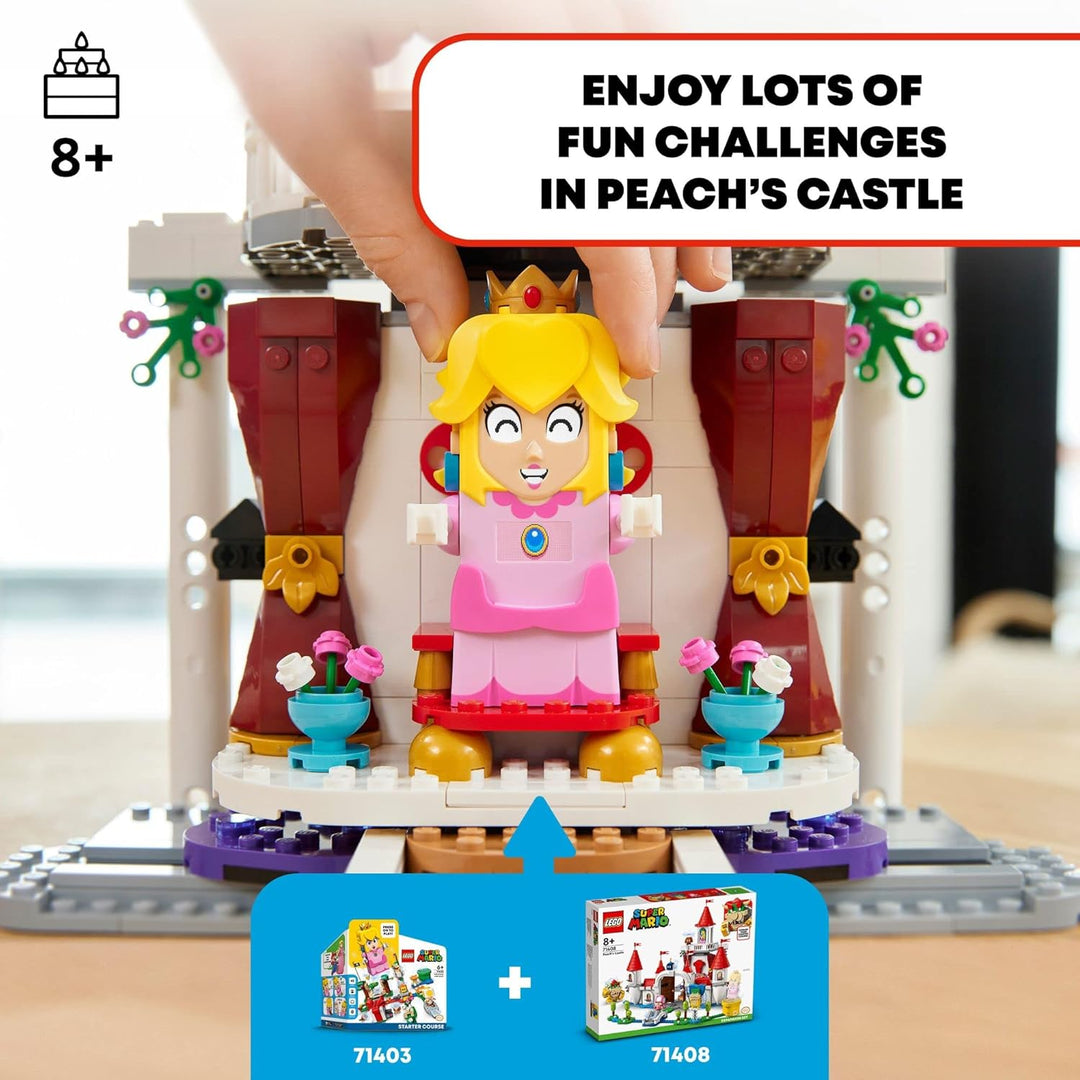 Lego Super Mario Pfirsich's Castle Erweiterungsset 71408, Spielspielzeug zum Zusammenbauen, Geschenk
