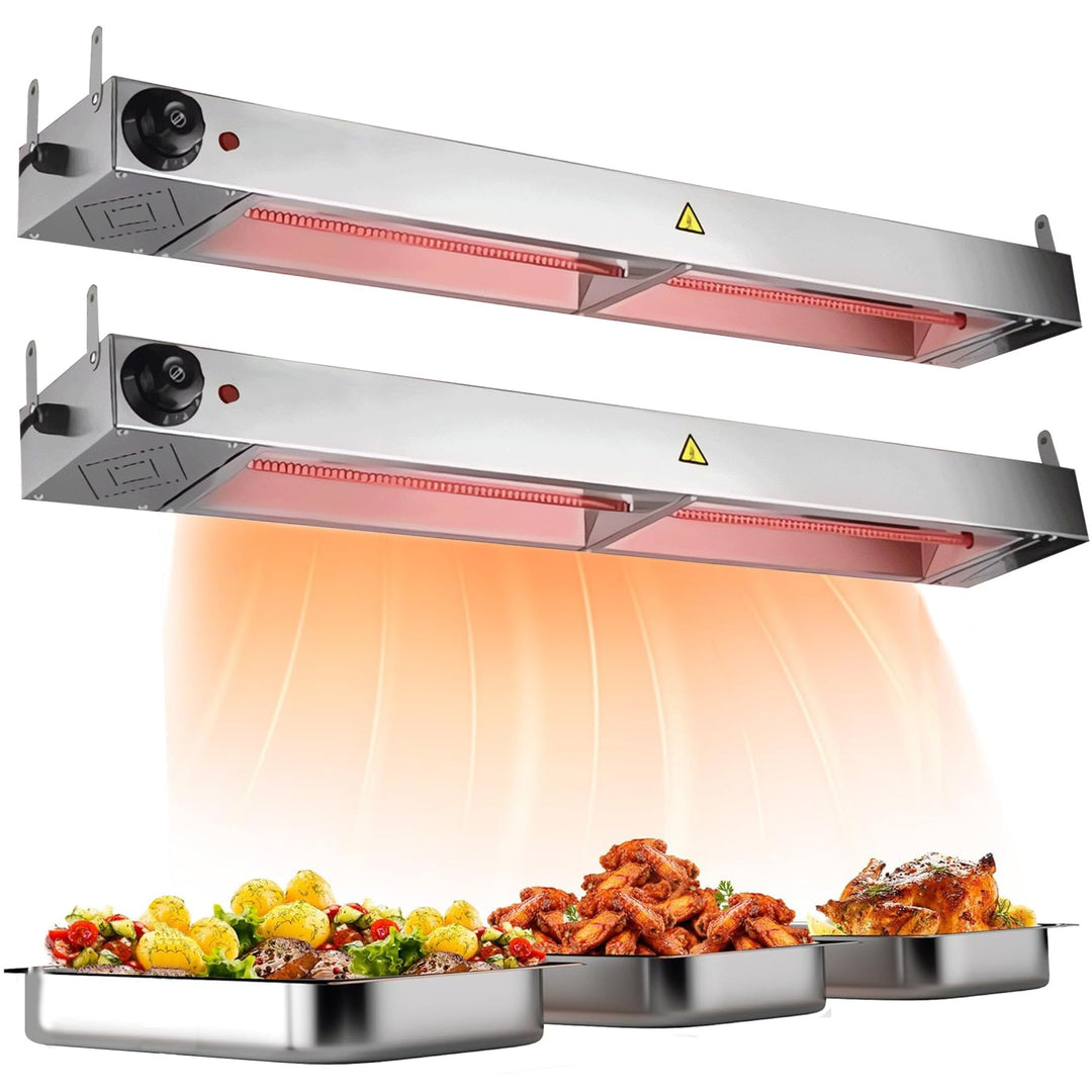 Wärmelampe Küche Gastro, Edelstahl Hängende Speisenwärmer Lampe, Kommerziell Lebensmittel Wärmelampe