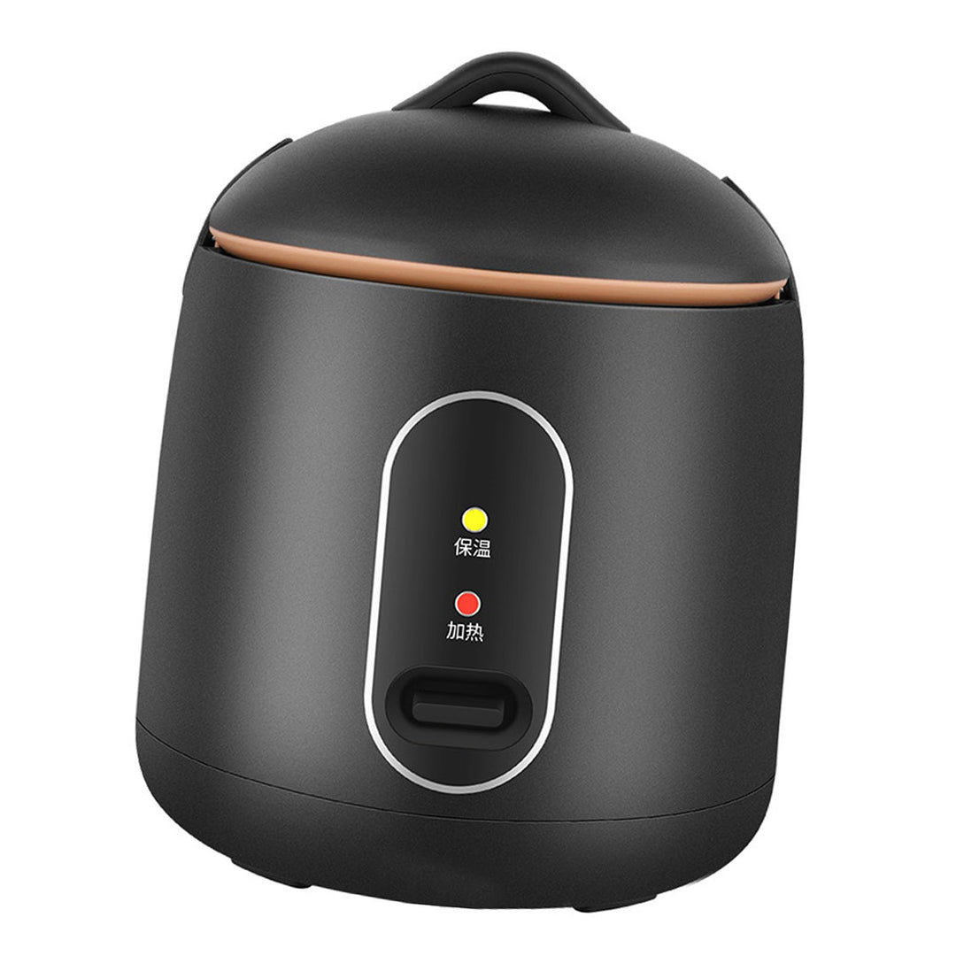 Home Reiskocher Schwarz SM Dormi Automatischer Reiskocher 1.2L Thermalreiskocher mit Dampftopf -Reis