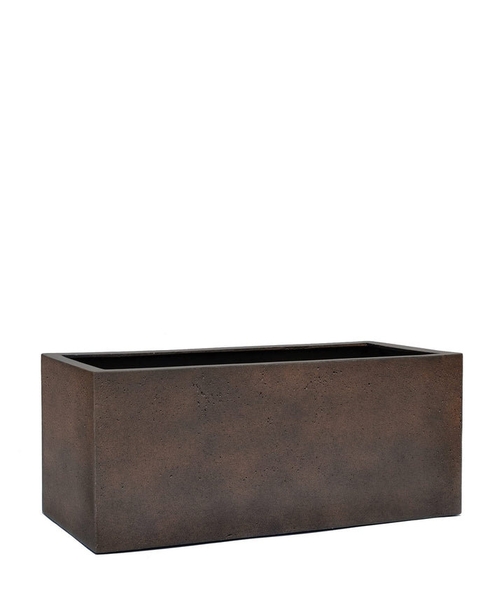 ESCHBACH® Pflanzkübel Box 80 Rost Braun Rechteckig * 80 x 31 x 31 cm * 10 Jahre Garantie 80x31x31, 8
