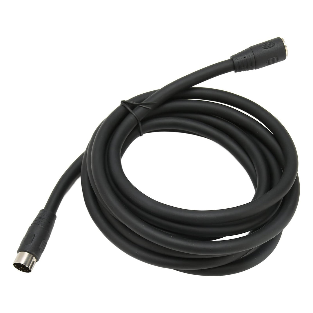 ASHATA DIN-13-PIN-Stecker-auf-Buchse-Kabel, DIN-13-PIN-Stecker-auf-Buchse-Verlängerungskabel, Profes