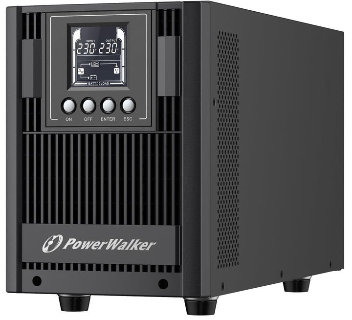 PowerWalker USV PowerWalker VFI 2000 AT FR 1800W Online, 10122184 - Schwarz, Tower, UPS