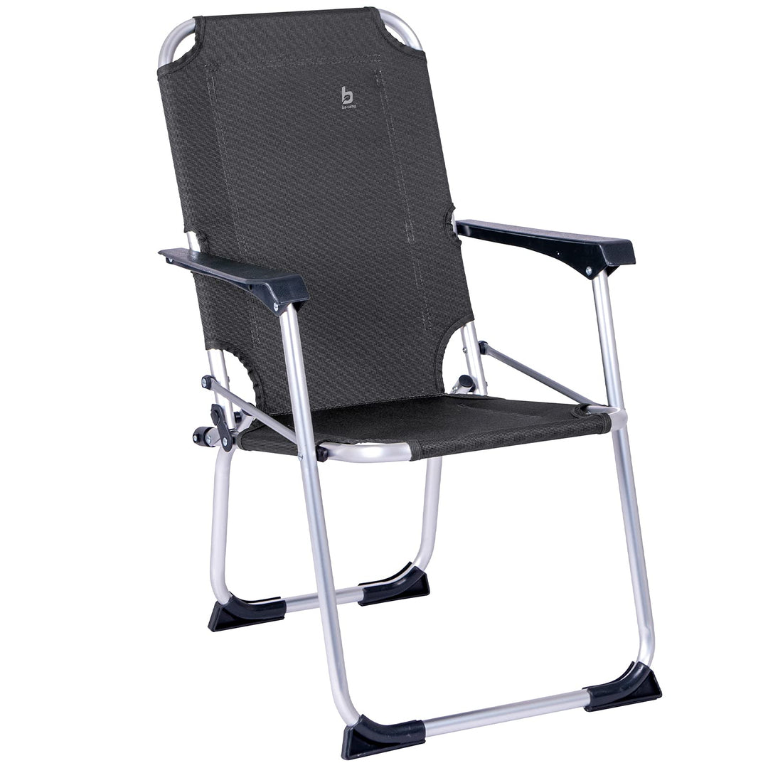 Bo-Camp Alu Kinder Stuhl Copa Rio Camping Klappstuhl Strand Garten Angel Faltbar Anthrazit, Anthrazi