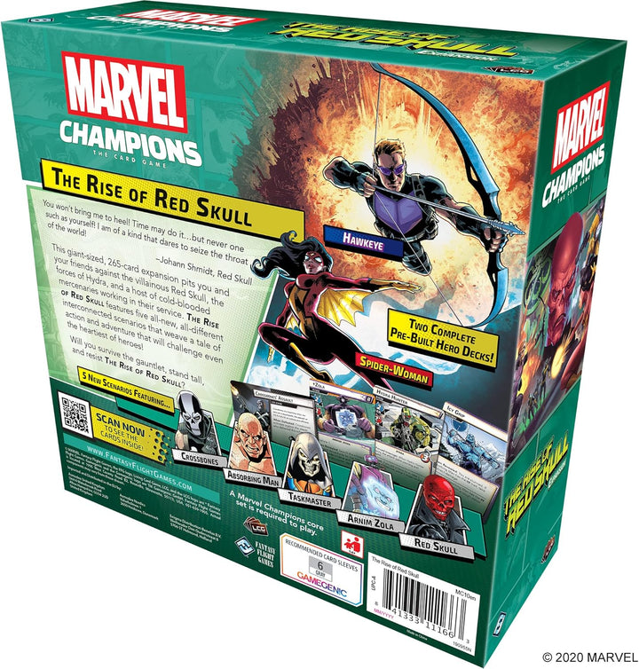Fantasy Flight Games - Marvel Champions: Expansion: The Rise of Red Skull - Card Game 4. Expansion E