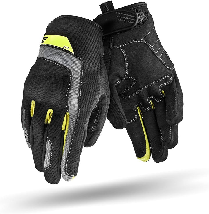 SHIMA ONE MEN - Motorradhandschuhe Herren - Belüftete, Sommer Handschuhe aus Mesh mit Knöchel und Fi