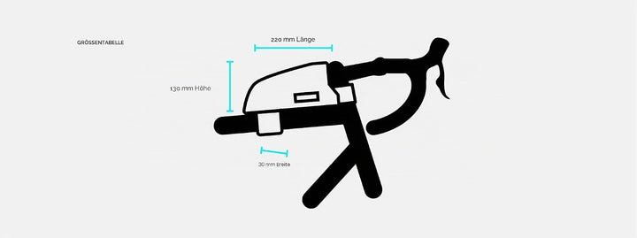 RESTRAP Top Tube Bag Gepäcktasche Fahrradgepäckzubehör, Schwarz, 30.48 x 15.24 x 7.62 cm