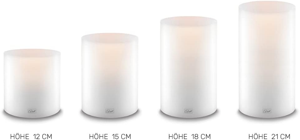 Qult Farluce Inside • Teelichthalter in Kerzenform • Kerze • Kunststoffkerze in Kerzenoptik • Teelic