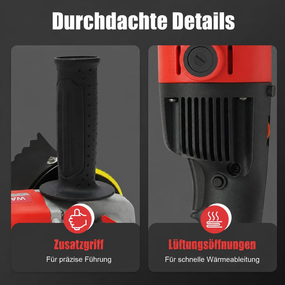 Elektrisch Nassschleifmaschine Messerschleifer Poliermaschine Steinschleifer 1400W mit Diamant Aufla
