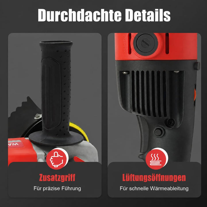 Elektrisch Nassschleifmaschine Messerschleifer Poliermaschine Steinschleifer 1400W mit Diamant Aufla