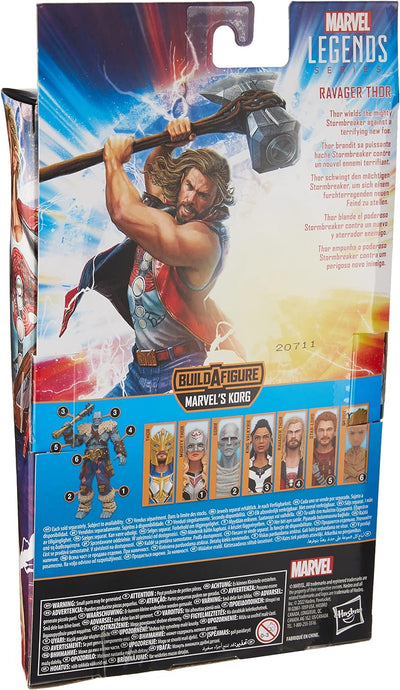 Hasbro Marvel Legends Thor: Love and Thunder 15 cm grosse Ravager Thor Action-Figur, 1 Accessoire, 1