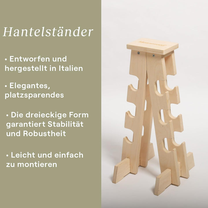 Meanswood Stone | Hantelständer | Hantelständer kurzhanteln | Kurzhantelständer | Kurzhantel ständer