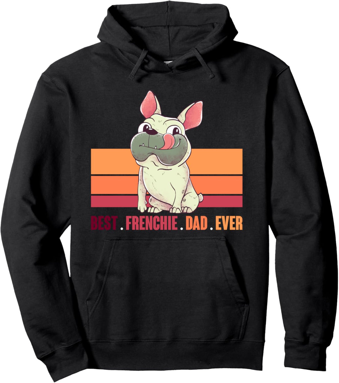 Hunde Dad Vatertag Geschenk Süsses Französische Bulldogge Pullover Hoodie