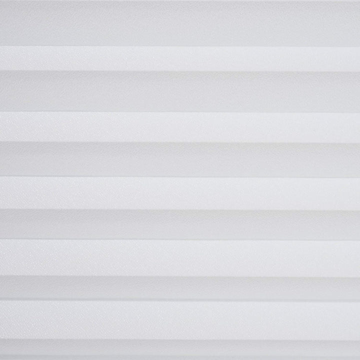 Liedeco® Plissee verspannt mit Klemmträger; 40 x 130 cm weiss (BxH); lichtdurchlässig blickdicht stu