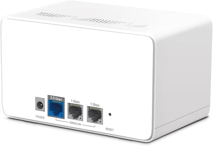 TP-Link Mercusys Halo H90X (2-Pack) WiFi 6 Mesh Router AX6000Mbps, 2,5 Gigabit Port, Kindersicherung