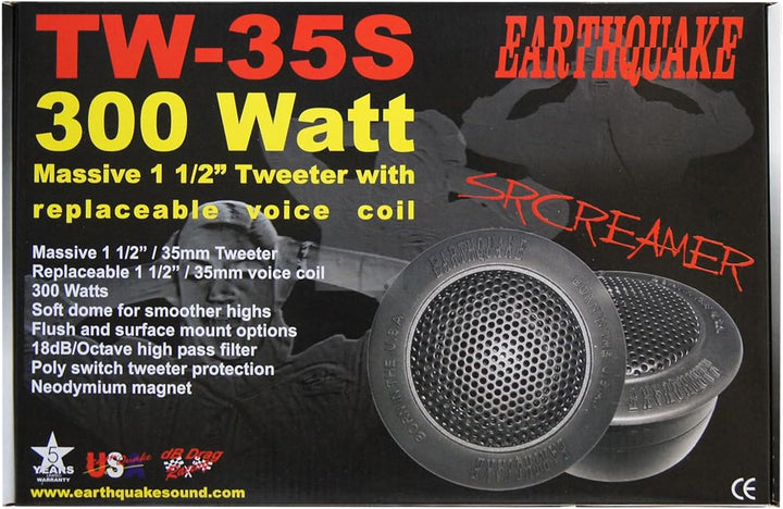 Earthquake Sound TW-35S 300W Neo Tweeters