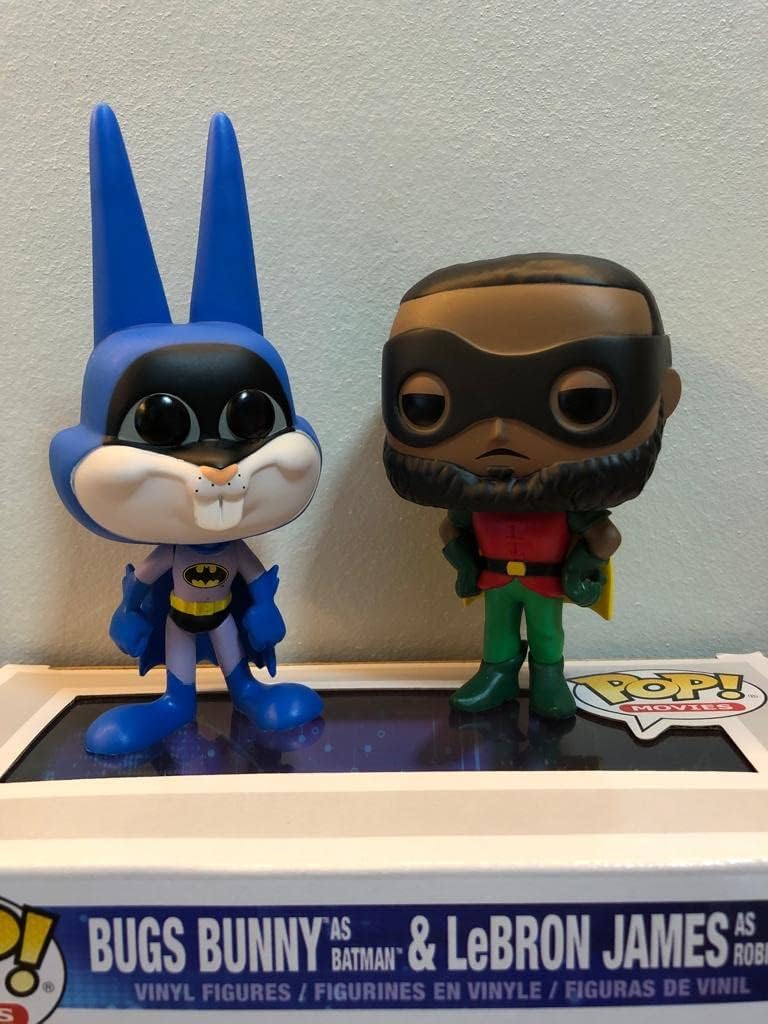 Funko! Pop – 2 Pack Exclusive Space Jam 2 – Bugs as Batman &amp; Lebron James