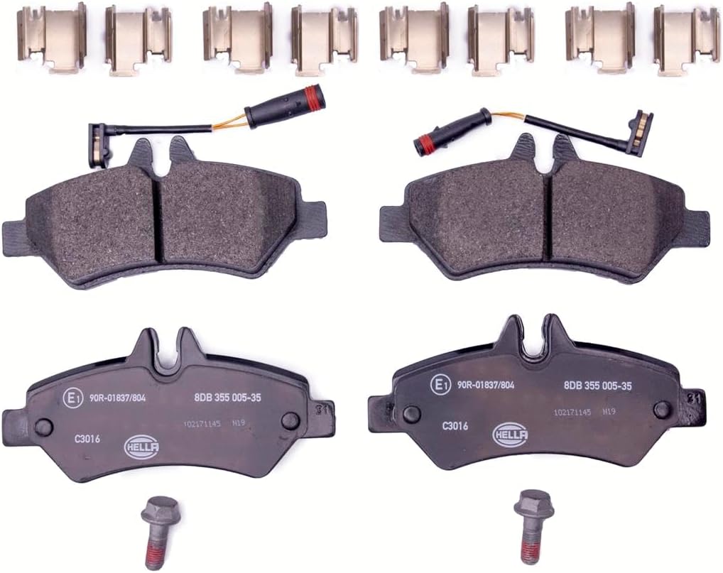 HELLA PAGID 8DB 355 005-351 Bremsbelagsatz - C3016 - Dicke/Stärke: 19.8mm - Bremssystem: Bosch - ink