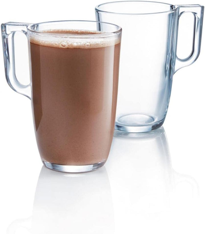 Luminarc Kaffeebecher für die Mikrowelle, Glas, 6 Stück 40cl, 40cl