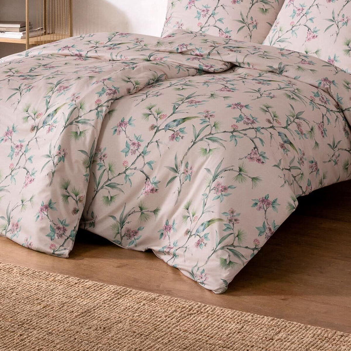 ESTELLA Mako Interlock Jersey Bettwäsche Kaya Puder 1 Bettbezug 135 x 200 cm + 1 Kissenbezug 80 x 80