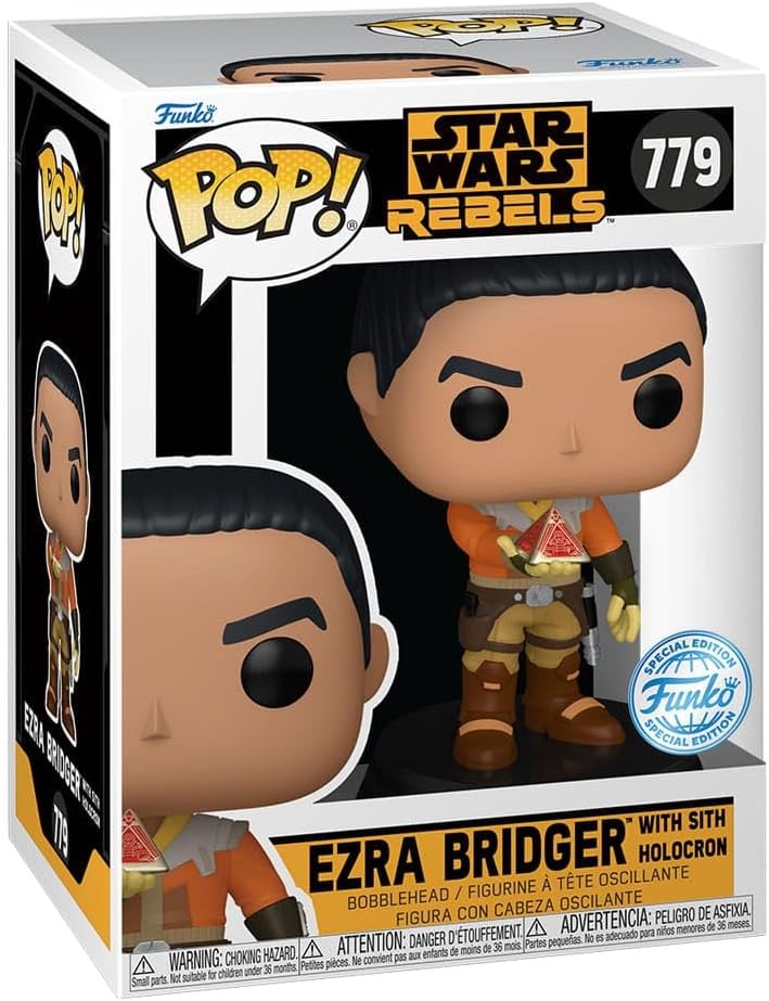 Funko POP! Star Wars Rebels Ezra Bridger w/Sith Holocron 
