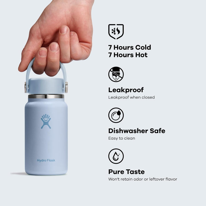 Hydro Flask – Micro Hydro 200 ml – Auslaufsichere, Isolierte Mini-Flasche – Hält Getränke bis zu 7 S