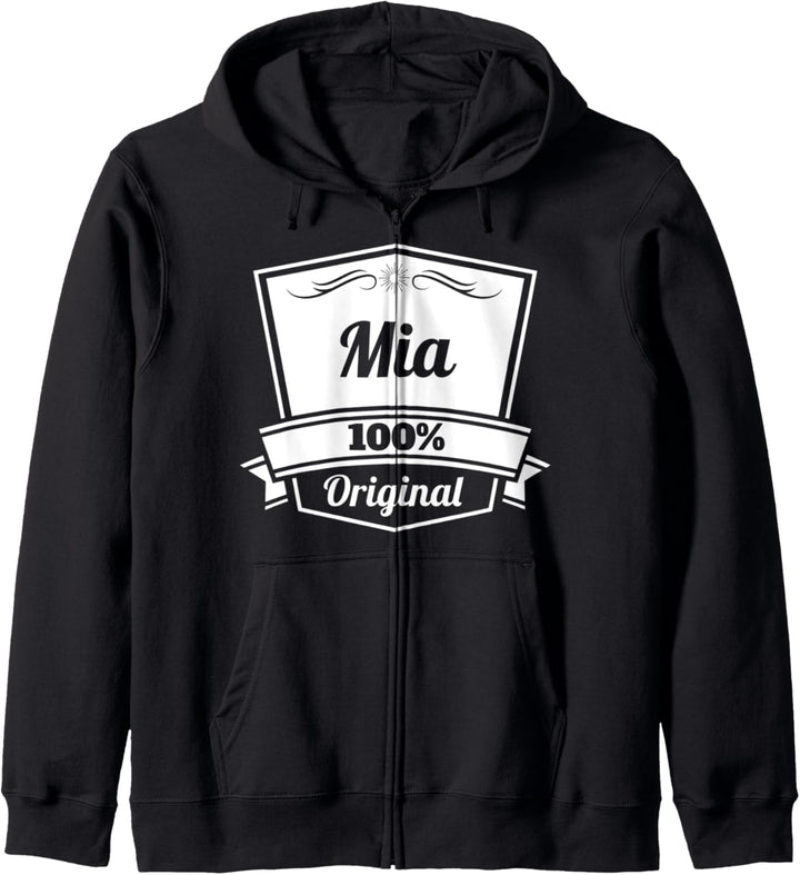 Mia Geschenk / Mia personalisierter Name Geburtstag Kapuzenjacke