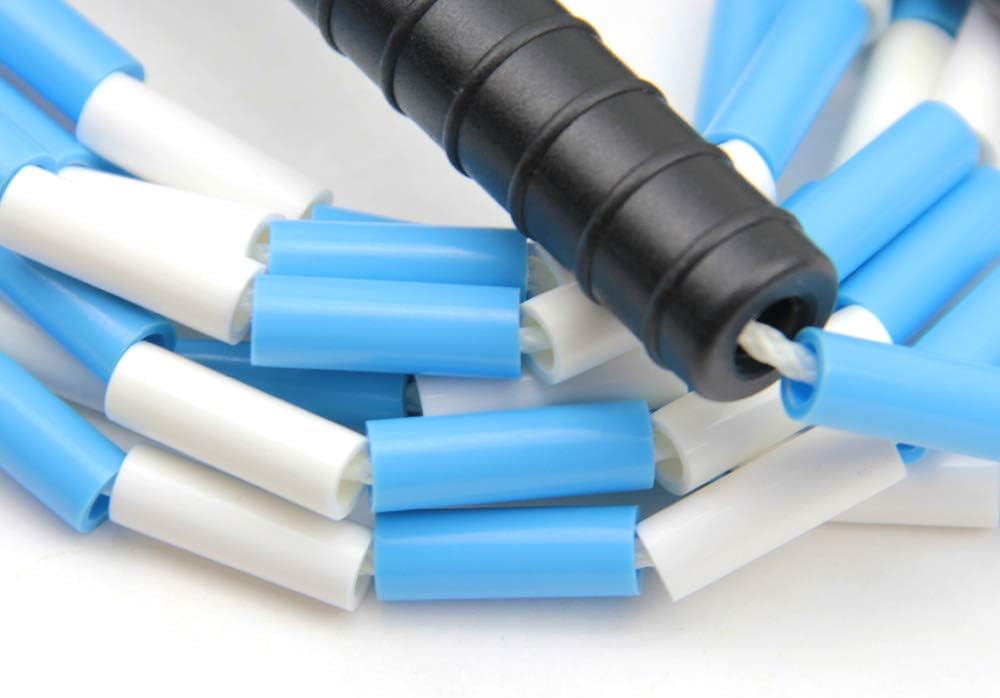 Professionelles Rope Skipping Wettkampf Springseil Freestyle Bead - Länge verstellbar (3m Seillänge)