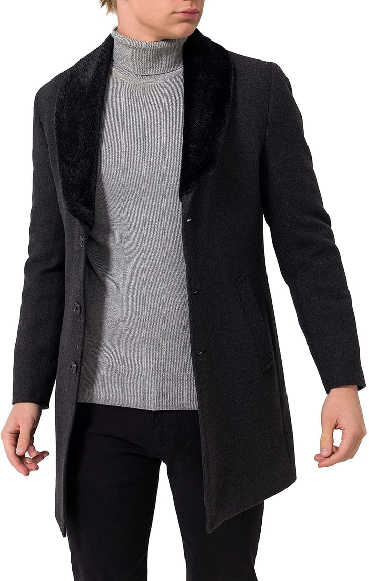 Red Bridge Herren Jacke Trenchcoat Mantel M Anthrazit, M Anthrazit