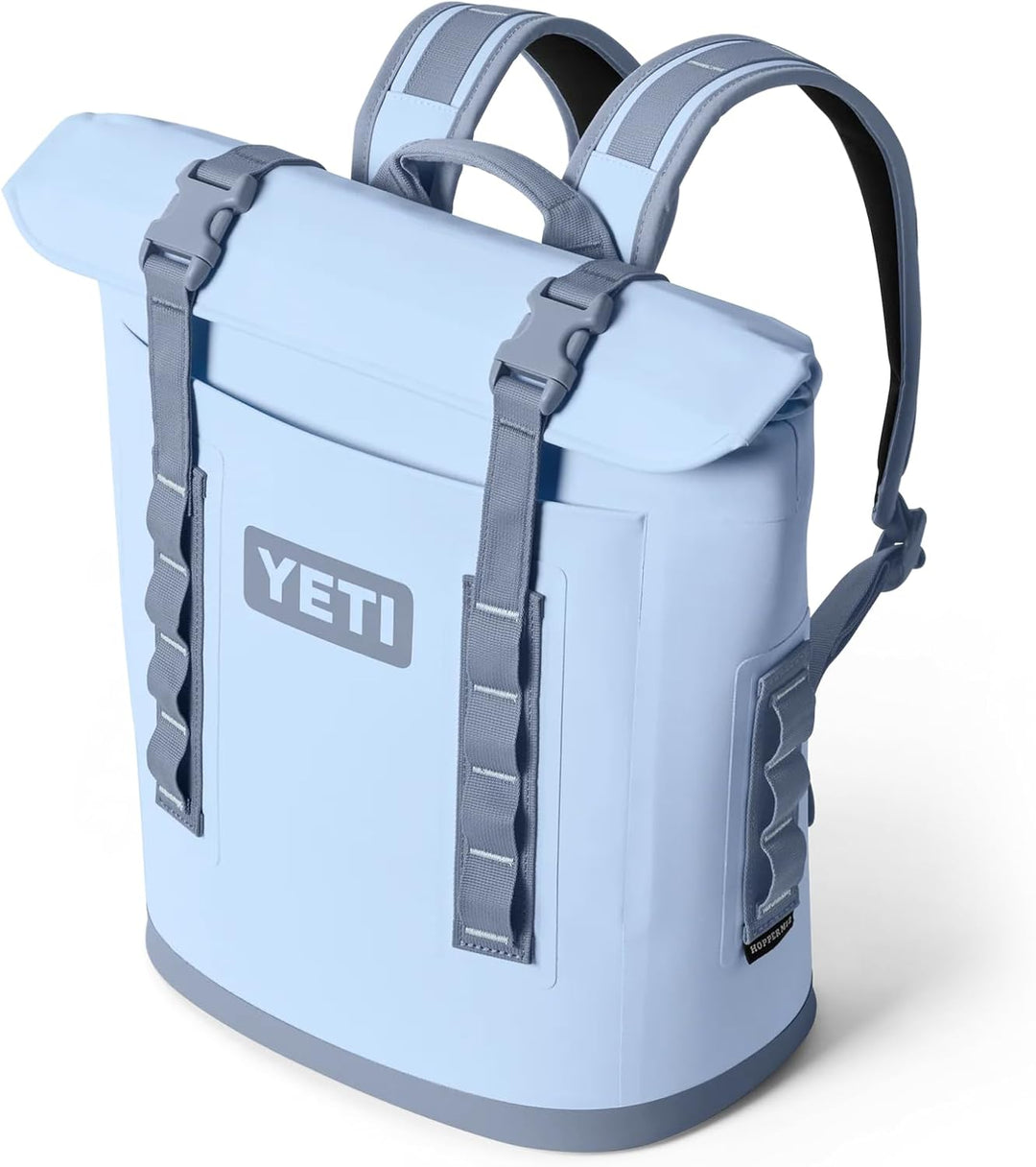 YETI Hopper Soft Backpack Cooler, M12 Big Sky Blue, Big Sky Blue