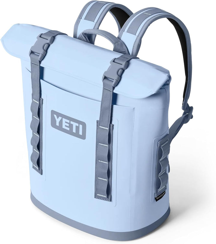 YETI Hopper Soft Backpack Cooler, M12 Big Sky Blue, Big Sky Blue