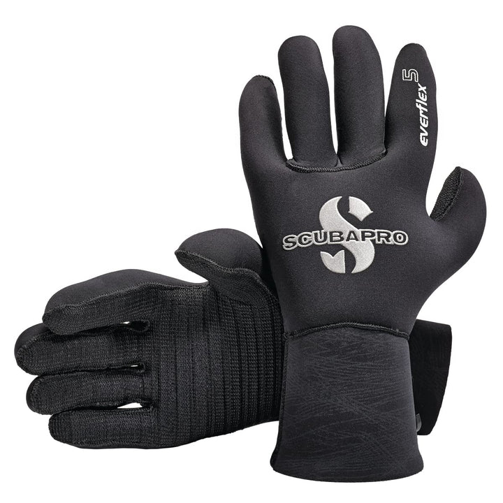 SCUBAPRO Everflex Tauchhandschuh XL Schwarz, XL Schwarz
