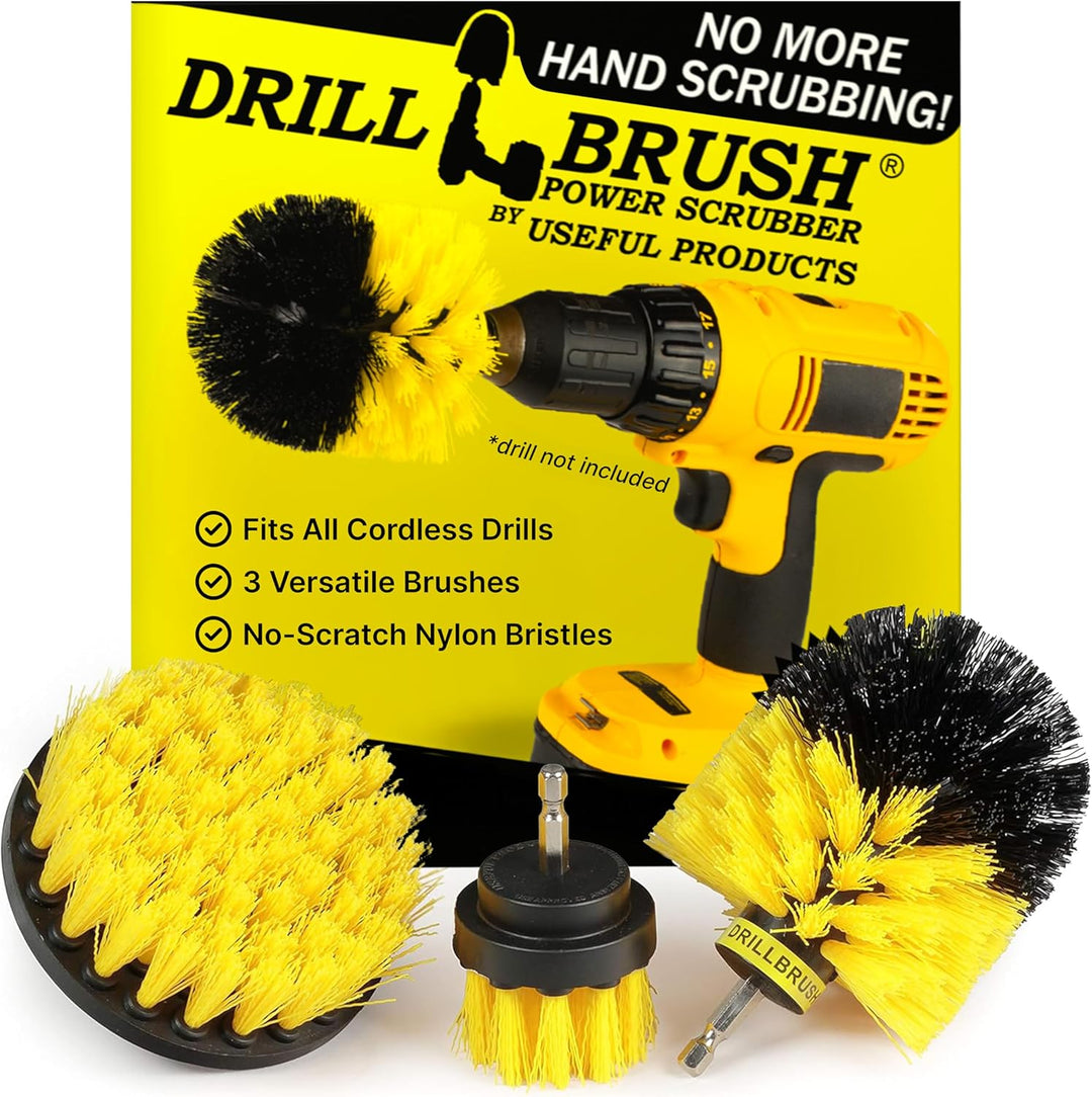 Drillbrush Badezimmer Oberflächen Badewanne, Dusche, Fliesen und Fugen All Purpose Power-Scrubber Cl