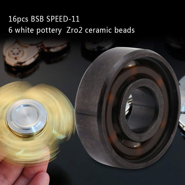 16 stücke Lager 8x22x7mm High-speed 608 Keramik Skate Kugellager für Inline Rollschuh zu Verbessern