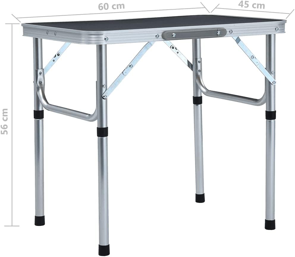 vidaXL Campingtisch Klappbar Klapptisch Koffertisch Falttisch Gartentisch Partytisch Aluminiumtisch