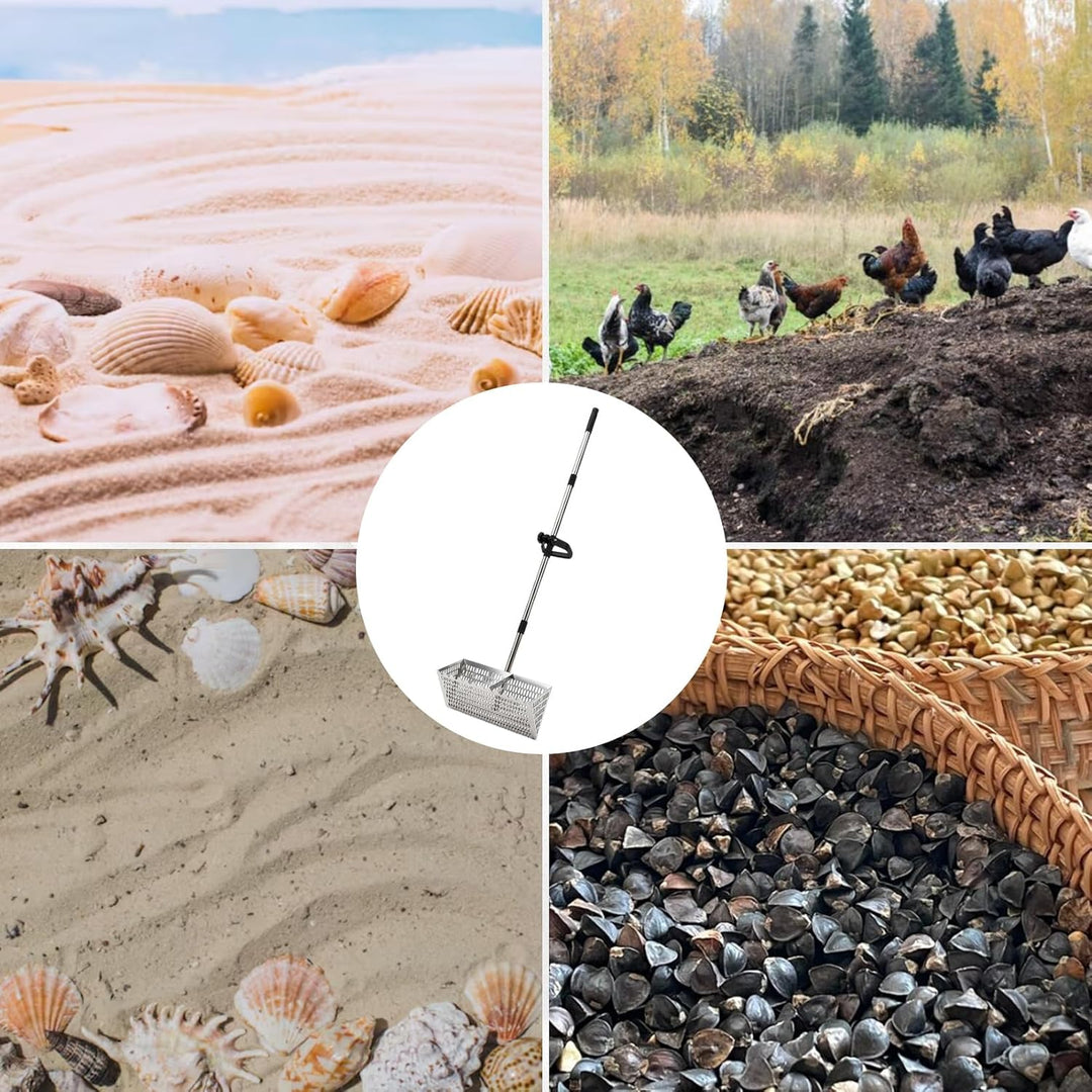 Strandrechen, Sandflohharke, Abnehmbarem Sandrechen, Sandflohrechen Strand, Abnehmbarer Strandrechen